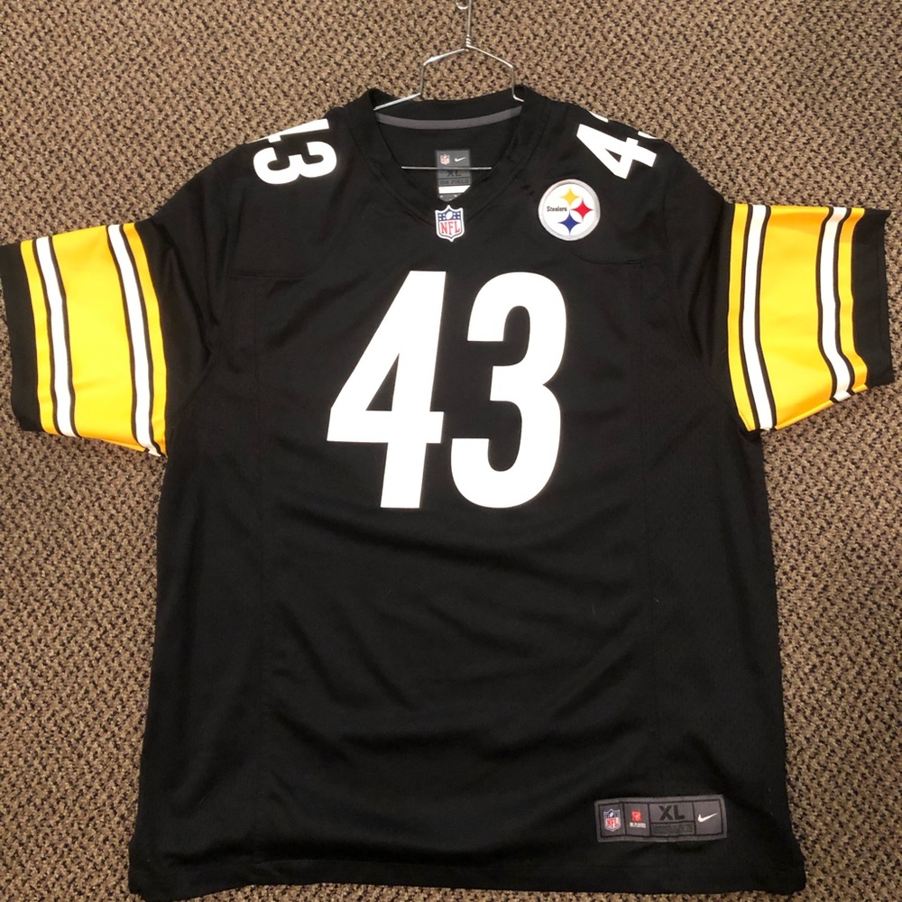 Troy Polamalu on field Jersey XL
